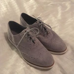Cole Haan GrandO.S Gray Waterproof Suede Size 9.5B